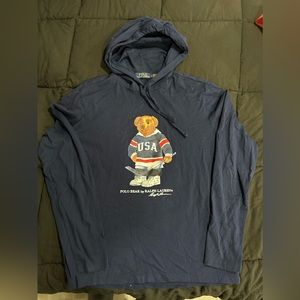 Polo bear sweatshirt hoodie